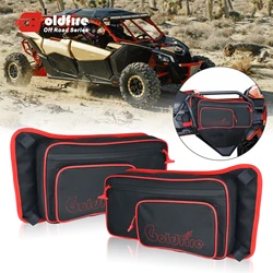 Saco de armazenamento lateral para passageiros e motorista, Sacos para porta traseira, Acessórios Maverick X3, Can Am Max Turbo R, 2017, 2018, 2019, 2020, 2021