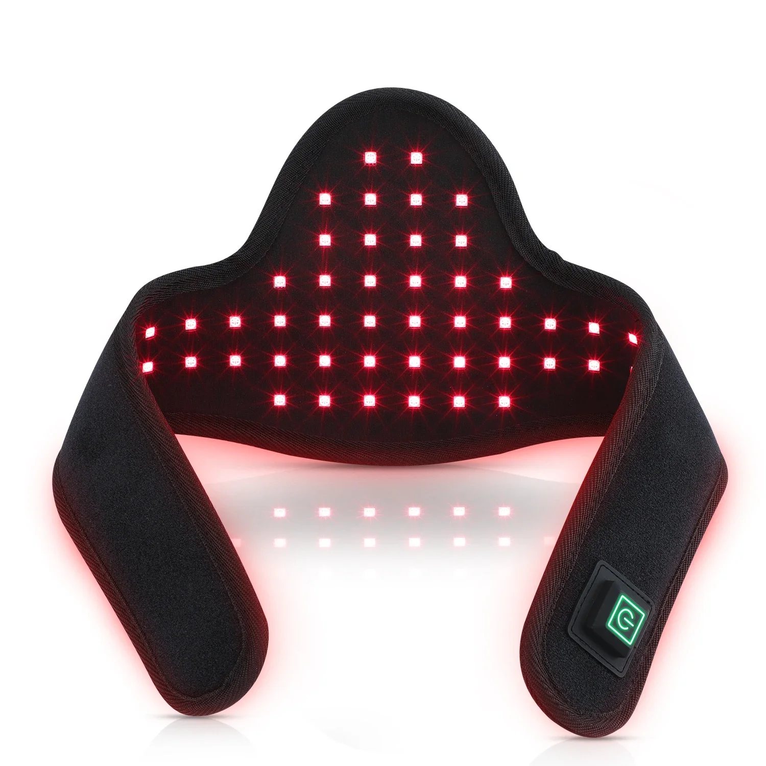 Led Pain Relief Health Devices 660nm 850nm Physical Belt Pad Infrared Machine Red Light Photon Therapy for Neck