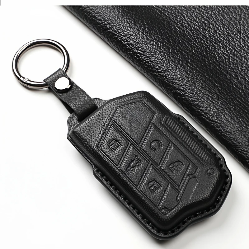 For MHERO 917 M817 Dongfeng Mengshi M800 Key Set Goat Leather Off-road Vehicle Key Protection Cover Buckle