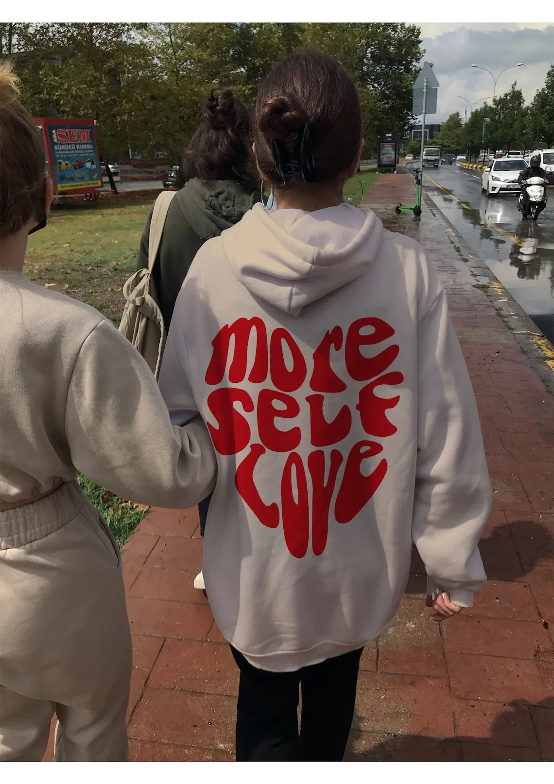 Y2K More Self Love Hoodie Pinterest Hoodie Tumblr Sweatshirt Positive Sweatshirt Aesthetic Hoodie Cozy Sweat