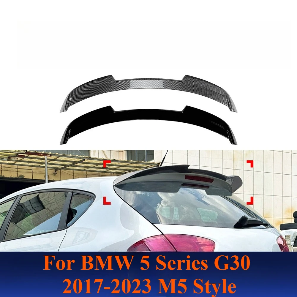 

For BMW 5 Series G30 2017-2023 M5 Style Rear Trunk Spoiler Wing Tail Lip Body Kit Exterior Tuning Modification Accessories