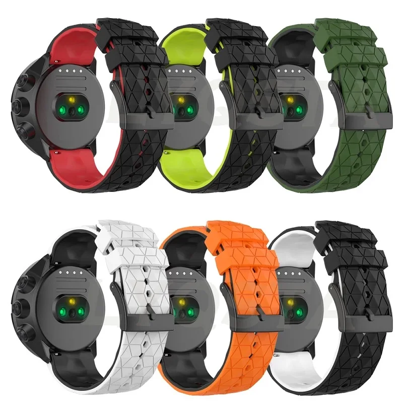 

24mm Strap Suunto 7 / 9 / D5 / Brao / Spartan sport baro / Sport Strap HR Strap Replacement Strap Bracelet Silicone Strap