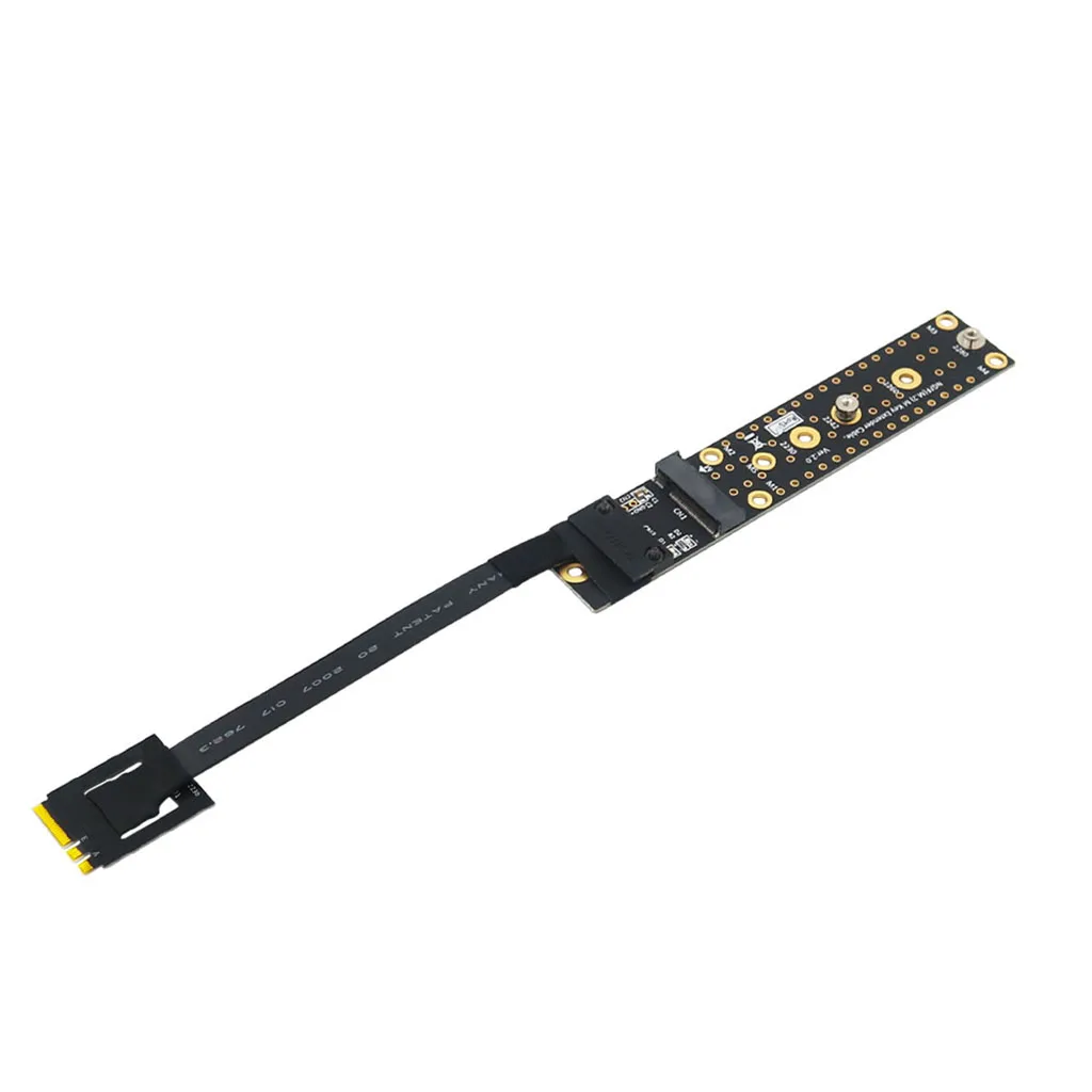 Add On Card NGFF M.2 Key AE Male To Key M Female Board Adapter with Cable M2 KEY AE to NVME for 2230 2242 2260 2280 M.2 NVME SSD