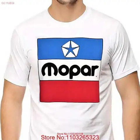 Mopar Parts Block Logo 100 Cotton T Shirt Plymouth Hemi 426 440 383 340 vintage Washed Casual fashion Soft streetwear Stretched