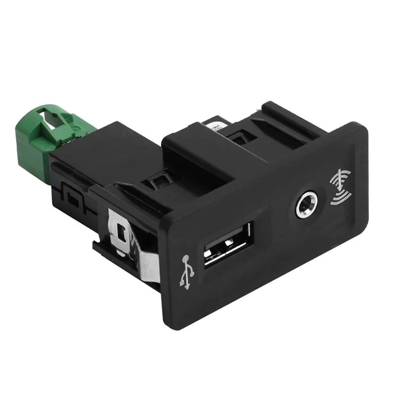 

Car Carplay AUX USB Socket+Harness Auto USB Adapter Replacement Parts For VW Golf 7 MK7 3GD035222E 5G0 035 222 F