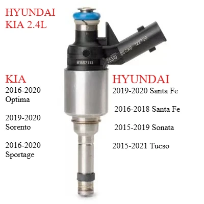 

NEW 35310-2GGA0 Fuel Injector Nozzle for 2015-2017 Hyundai Sonata 2.4L