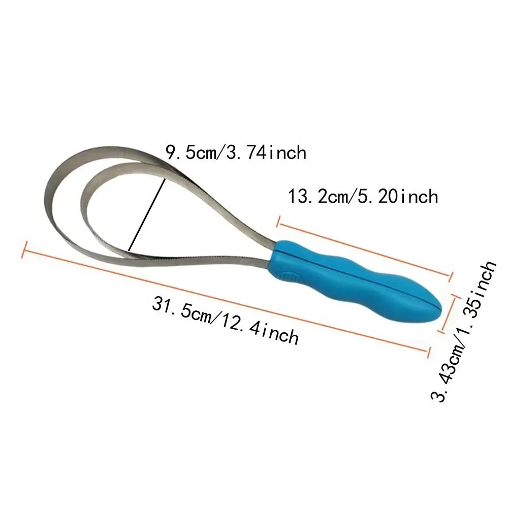 1Pcs Durable Nonslip Horse Grooming Comb Double Sided Metal Equestrian Brush Scraper Hair Comb for Animal Cattle All Dogs Types