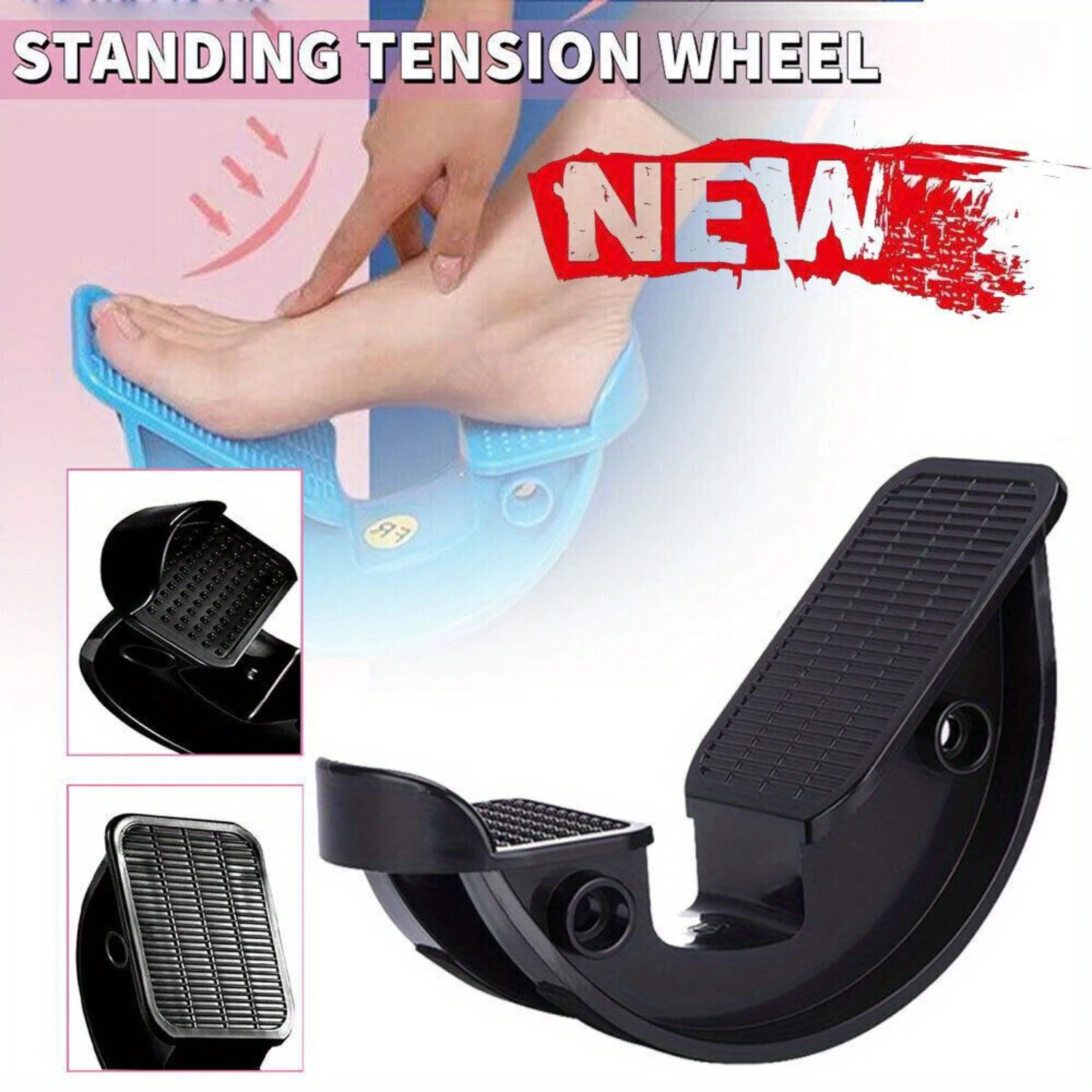 

Effective US Made Calf, Ankle, and Step Leg Trainer - Foot Rocker for Plantar Fasciitis Relief