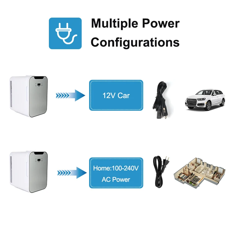 ثلاجة صغيرة لتدفئة الحرارة سعة 18 لترًا للسيارة