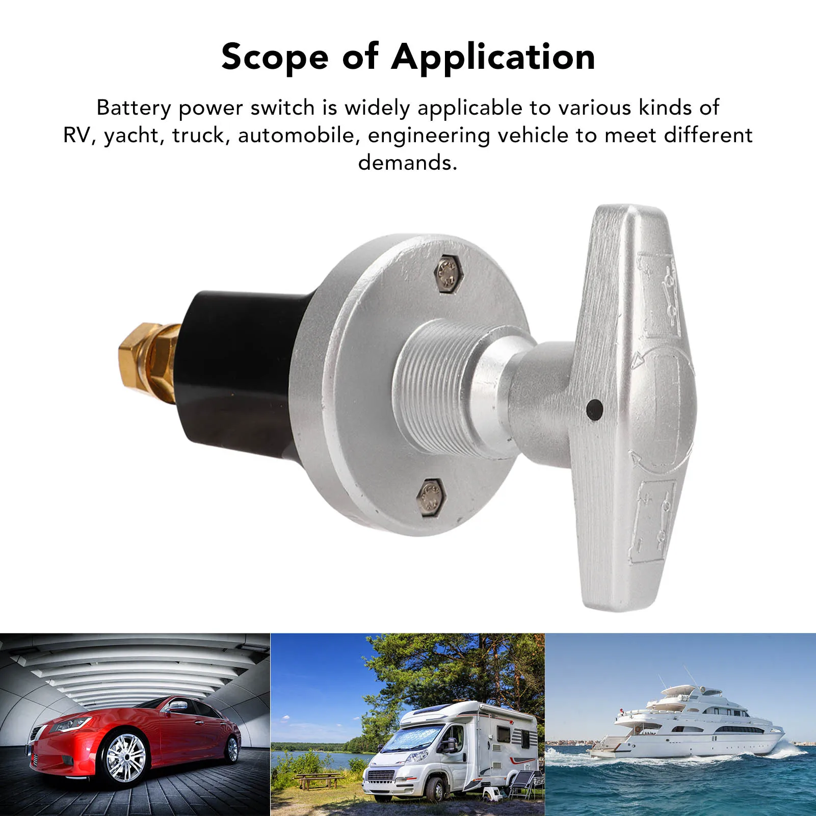 

Выключатель питания аккумулятора 12В 500А, водонепроницаемый, универсальный для автомобиля, лодки, автодома