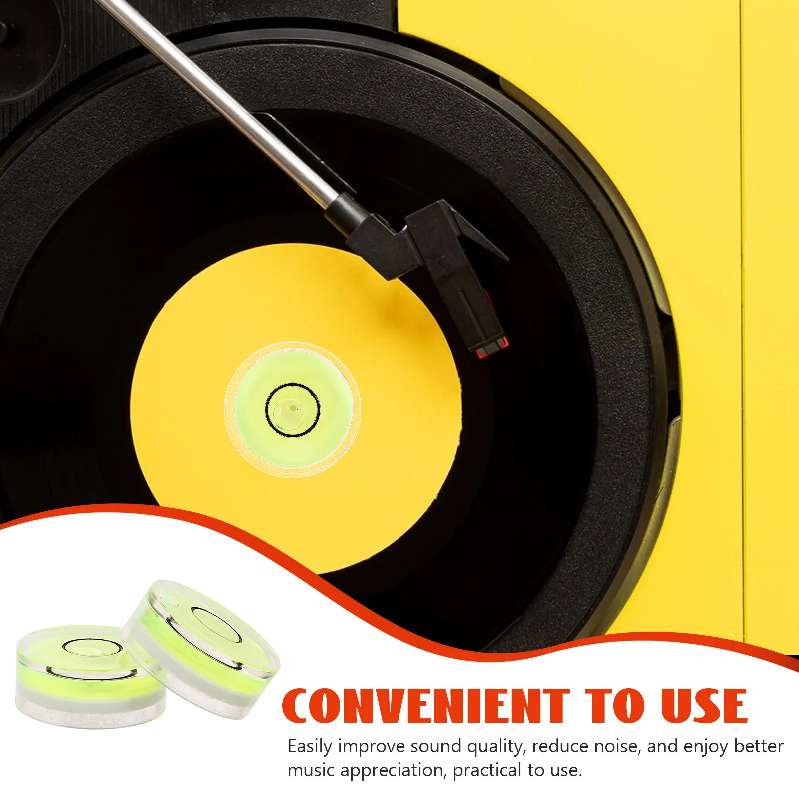 4Pcs Record Player …