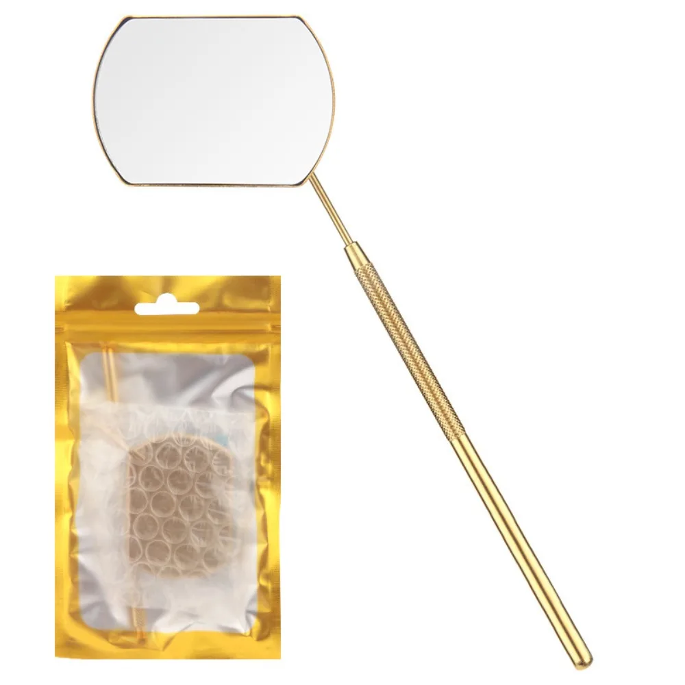 New Stainless Steel Eyelash Inspection Mirror 8 Colors Square Eyelash Extension Mirror Detachable Eyes Tool Beauty Makeup