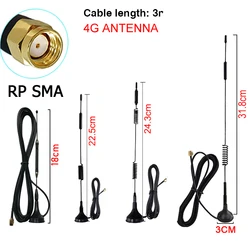 GWS 4G 10dbi SMA FEMale LTE Antenna  Aerial 698-960 1700-2700Mhz magnetic base 3M Sucker Antena wireless modem router repeater