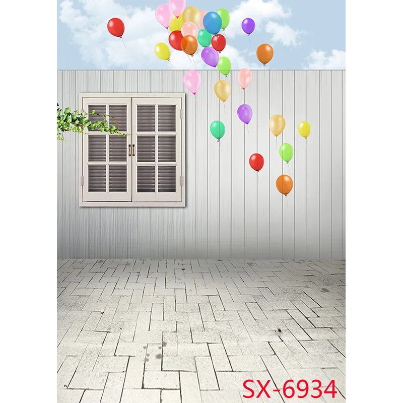 ZHISUXI Vinyl Photography Backdrops Prop Flower Wood Floor Castle Wedding Theme Photo Studio Background 2157 YXFL-64