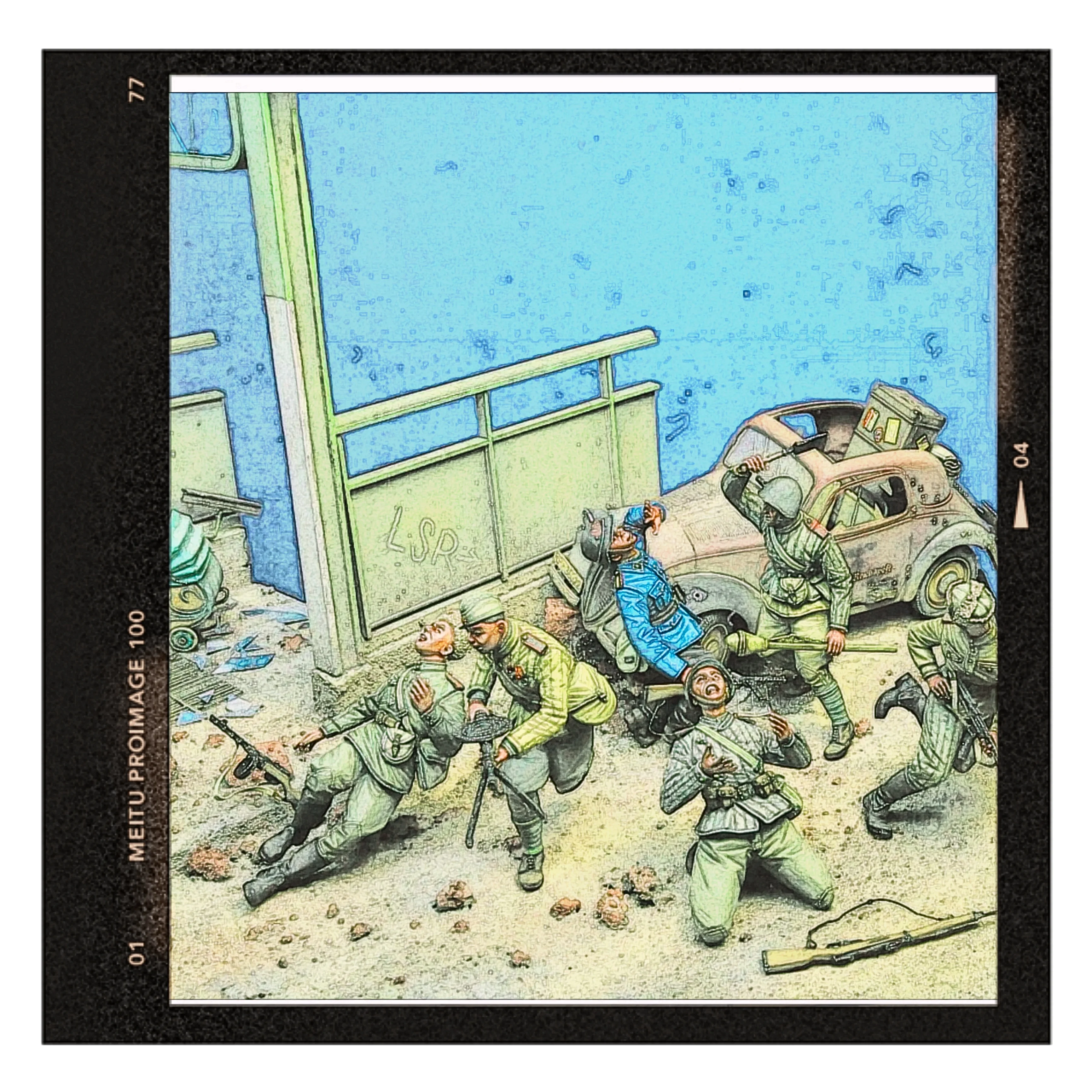 

1/35 Resin Model Figure GK，Soviet Army Attack,Berlin 1945(6 figures set) ,No scene , Unassembled and unpainted kit