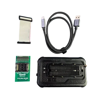 100% Originele XGecu T76 USB3.0 Universele Programmeur voor EEPROM NOCH NAND EMMC MCU GAL Vervangen TL866II/T56 + TSOP32/40/48/56 adapter