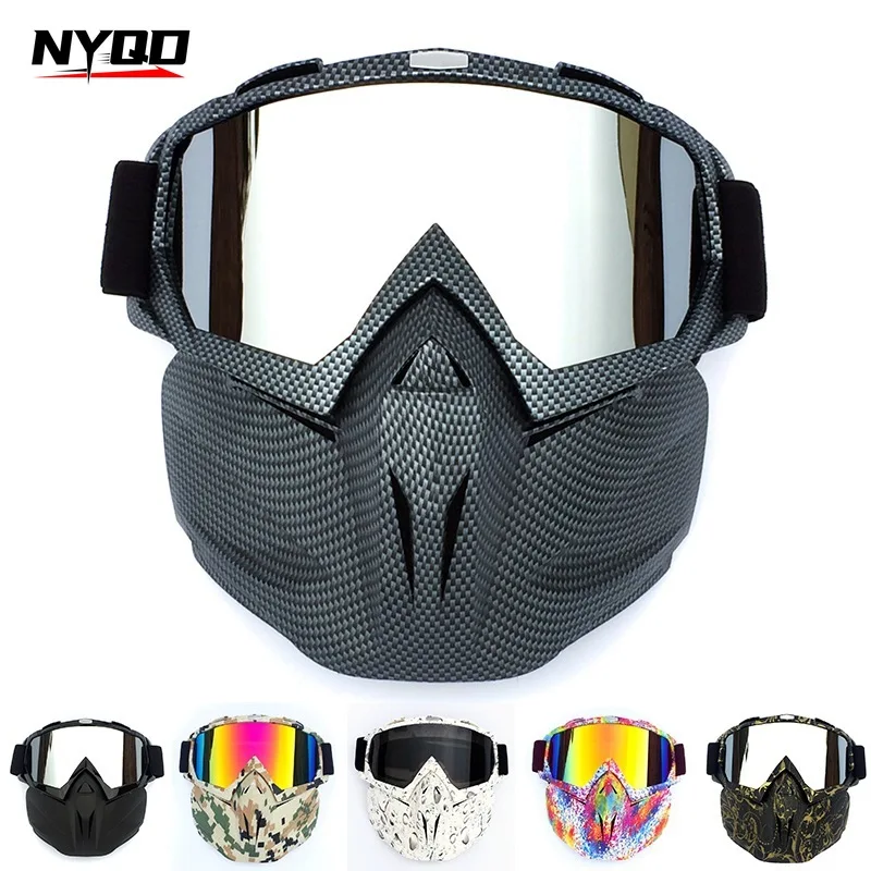 OADELY Retro Mask Motorcycle Racing Goggles Riding Glasses Windshields Off-road Ski Oakley Sunglasses