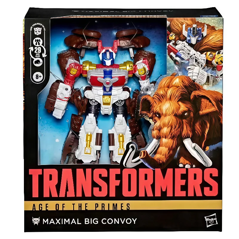 In Stock Hasbro Transformers Classic Toys Age of The Primes Leader Mammoth Optimus Prime Anime Action Figure Model Collect Toys