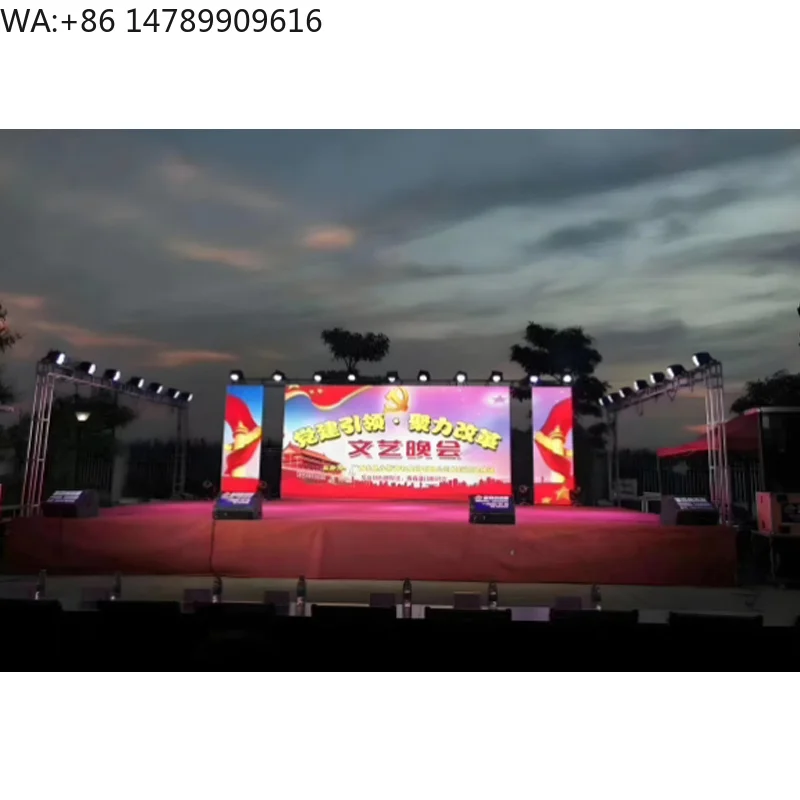 Pantalla LED Personalizada Impermeable para Exteriores, Ideal para Alquiler y Publicidad