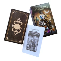 12X7CM New Deviant Moon Divination Tarot Cards for Beginners with Guidebook Board Deck Games