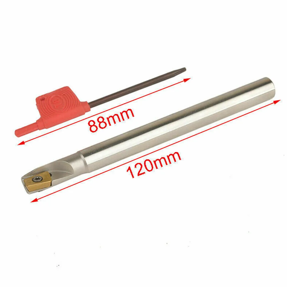 

Boring Bar Set Turning Tool Holder M2.5x6 With Wrench With APMT1135PDER Insert Alloy Steel BAP300R Cemented Carbide
