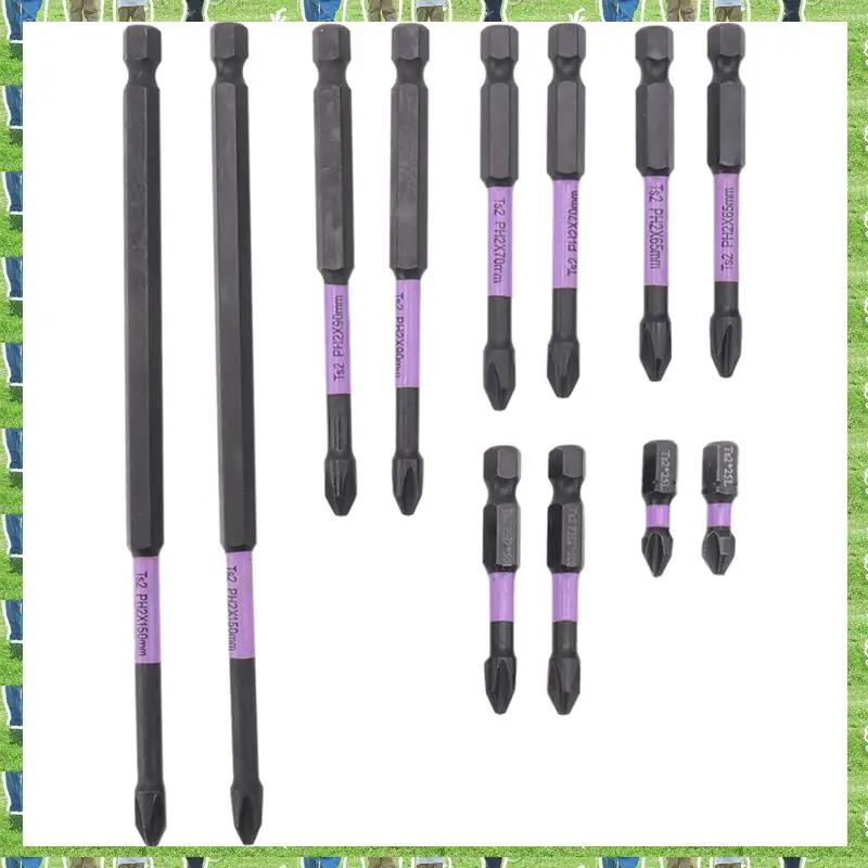 

FTS Magnetic Drill Bits D1 Anti-Slip And Shock-Proof Bits With Phillips Screwdriver Bits Magnetic Screwdriver Set (2Set)