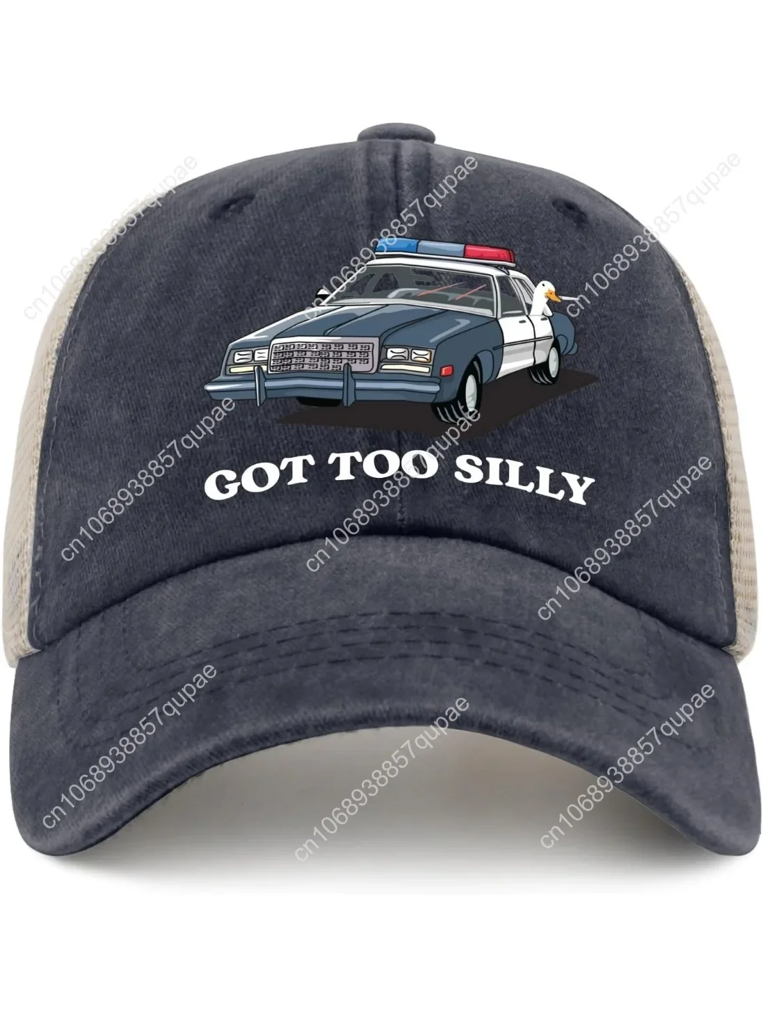 

Funny Goose Hat Silly Goose On The Loose Trucker Hat Women Vintage Mesh Cap for Summer