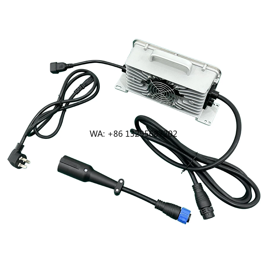 

58.4V 22A Battery Charger for 16S LiFePo4 Battery of Golf Cart with Optional Connector