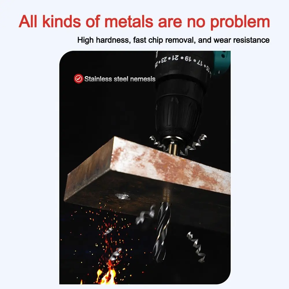 Duurzaam Hex Shank Spiraalboor Set Hoge Snelheid 1.5mm-12mm Hout Metaal Gat Boor boren Tool Power Tools Accessoires