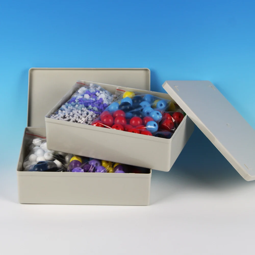 مجموعة كبيرة من الموديلات الجزيئية غير العضوية/العضوية (810 قطعة) (338 قطعة و470 وصلة و2 أدوات إزالة الارتباط القصير)) #3