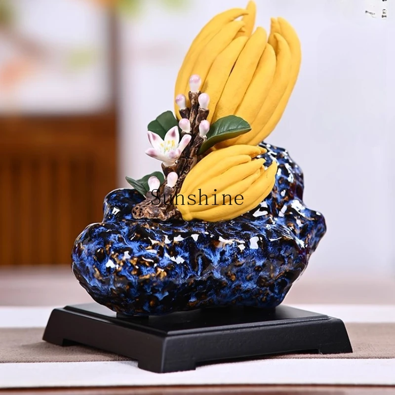 

Ornament ceramic handicrafts Bogu frame art decoration high-end housewarming gift
