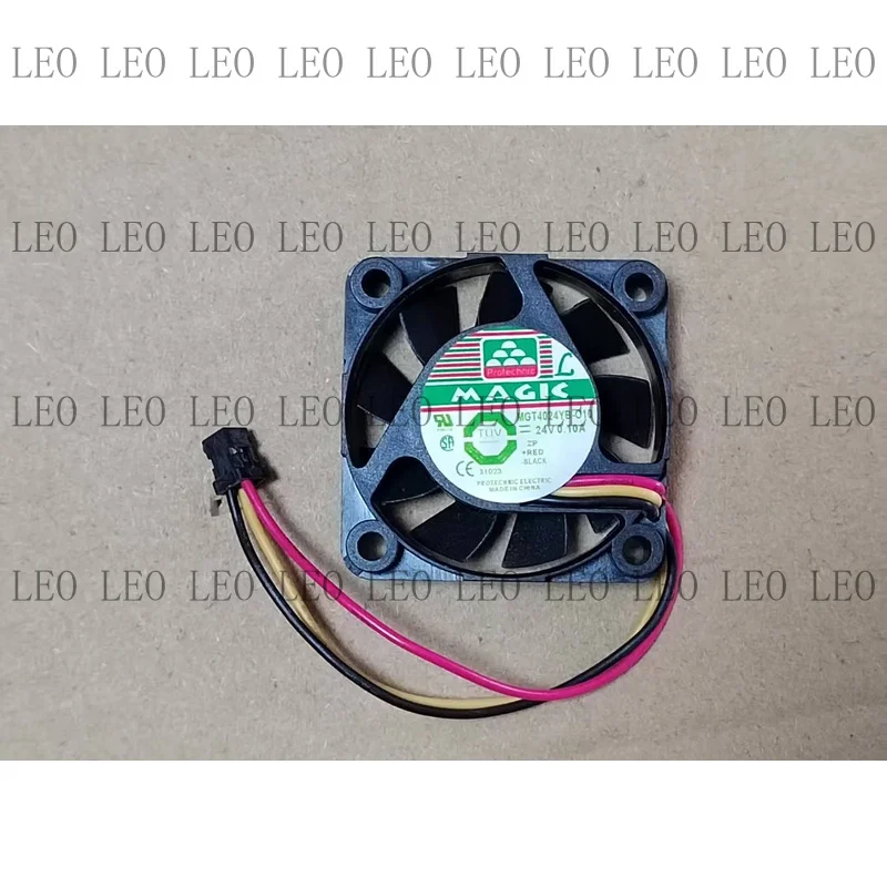 MY 1PC For MAGIC MGT4024YB-O10 4010 4CM 24V 0.10A 3-Wire Quiet Inverter Cooling Fan