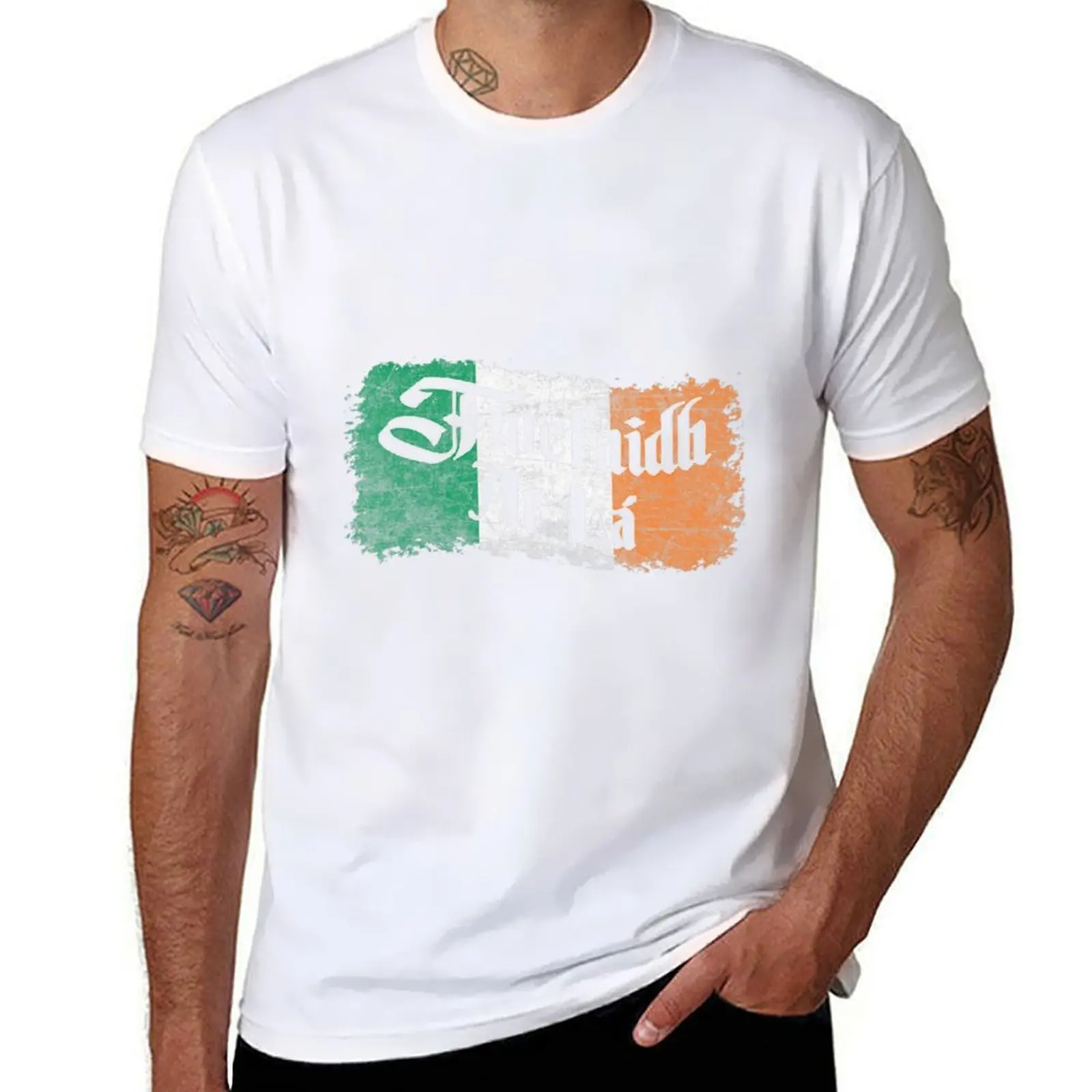 

Tiocfaidh Ar La Vintage Ireland Irish Flag T-Shirt t shirts cotton 100% graphic t shirts for man T-Shirt