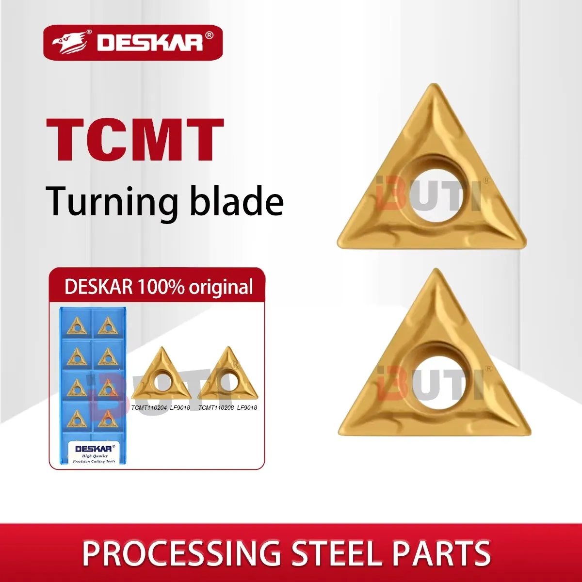 

DESKAR 100% оригинал TCMT110204 LF9018 TCMT110208 LF9018 Токарные инструменты Токарный станок с ЧПУ Вставки с внутренним отверстием для обработки стальных деталей