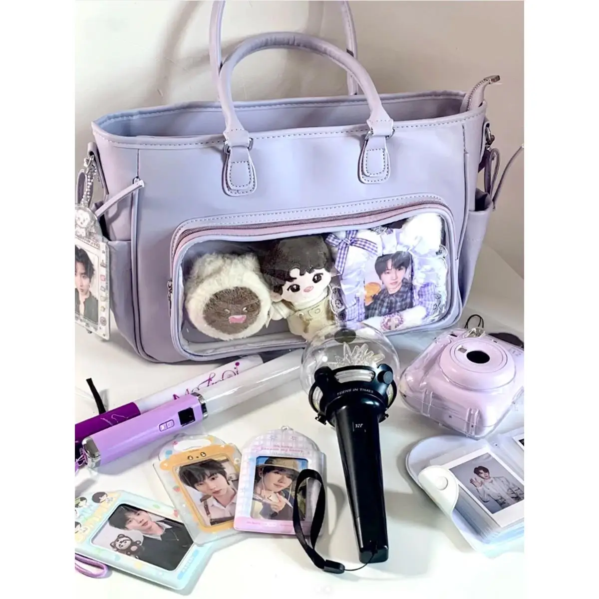 

Новая концертная сумка-тоут 2026 года с двойной поддержкой для плеч, кронштейном и подсветкой, для скрытых предметов, в комплекте с аксессуарами