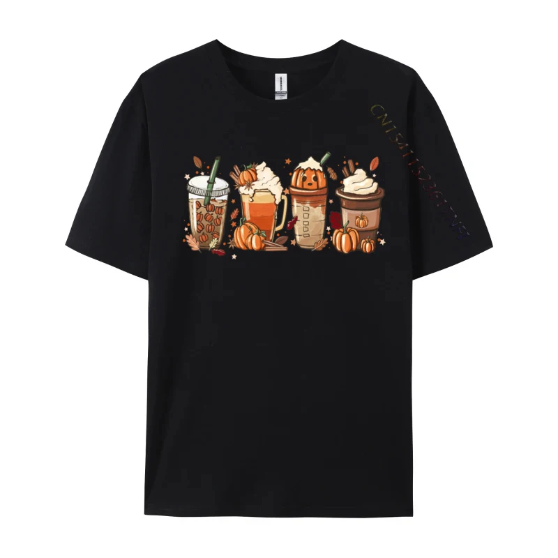 

Pumpkin Spice Latte Fall Coffee Pumpkin Spice Thanksgiving CamisaSimple Style Tops & Tees New Arrival Cotton Tshirts