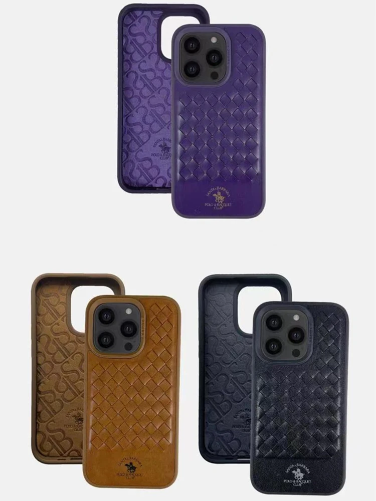 Genuine Leather Phone Case For iPhone 14 Pro Max Soft Real Skin Back Cover