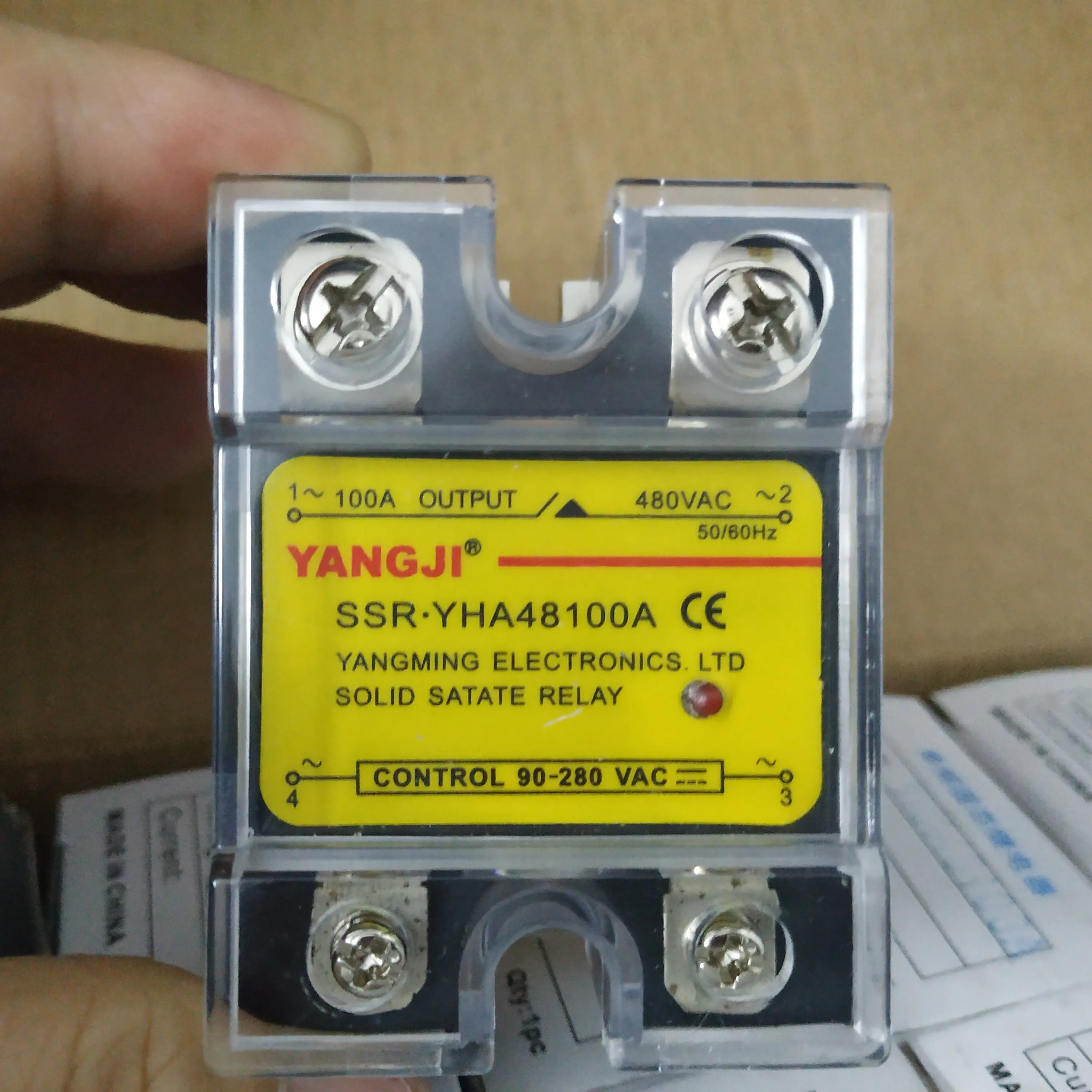 Yang relay YANGJI single-phase solid state relay SSR YHA48100A (100A/480V)