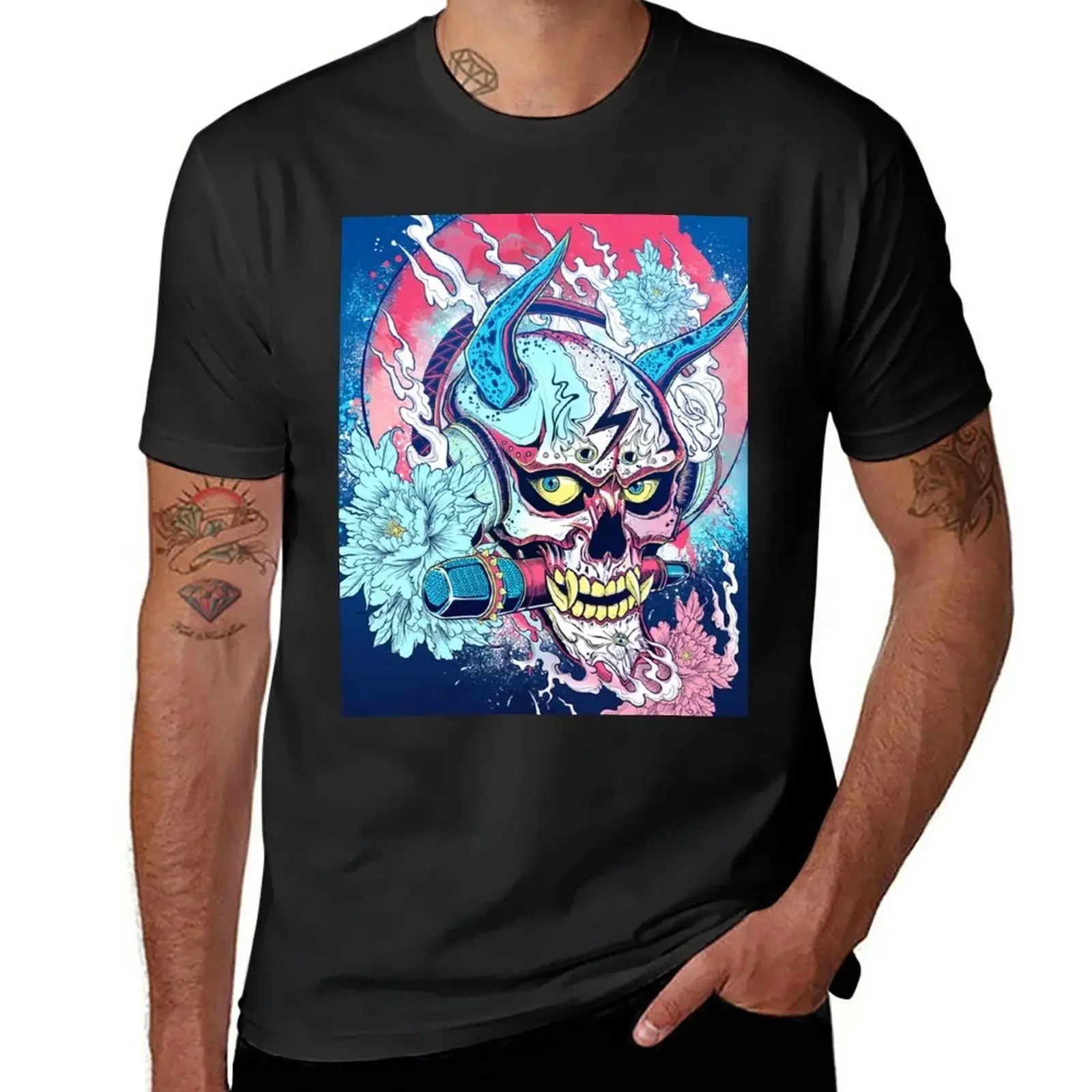 Hannya Samurai Mecha T-Shirt sublime boys whites heavyweight t shirts for men