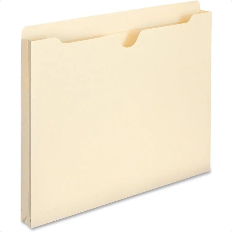 Giacca di file Rinforzata Straigut Tab 1 Lettera di espansione Taglia Manila 50 per scatola 75520