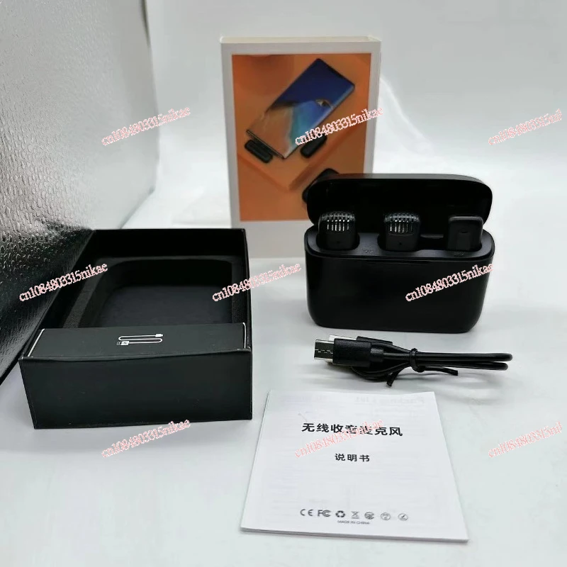 

Беспроводной микрофон с шумоподавлением | Универсальная совместимость с iPhone и Android — стабильная аудиозахват на большие расстояния