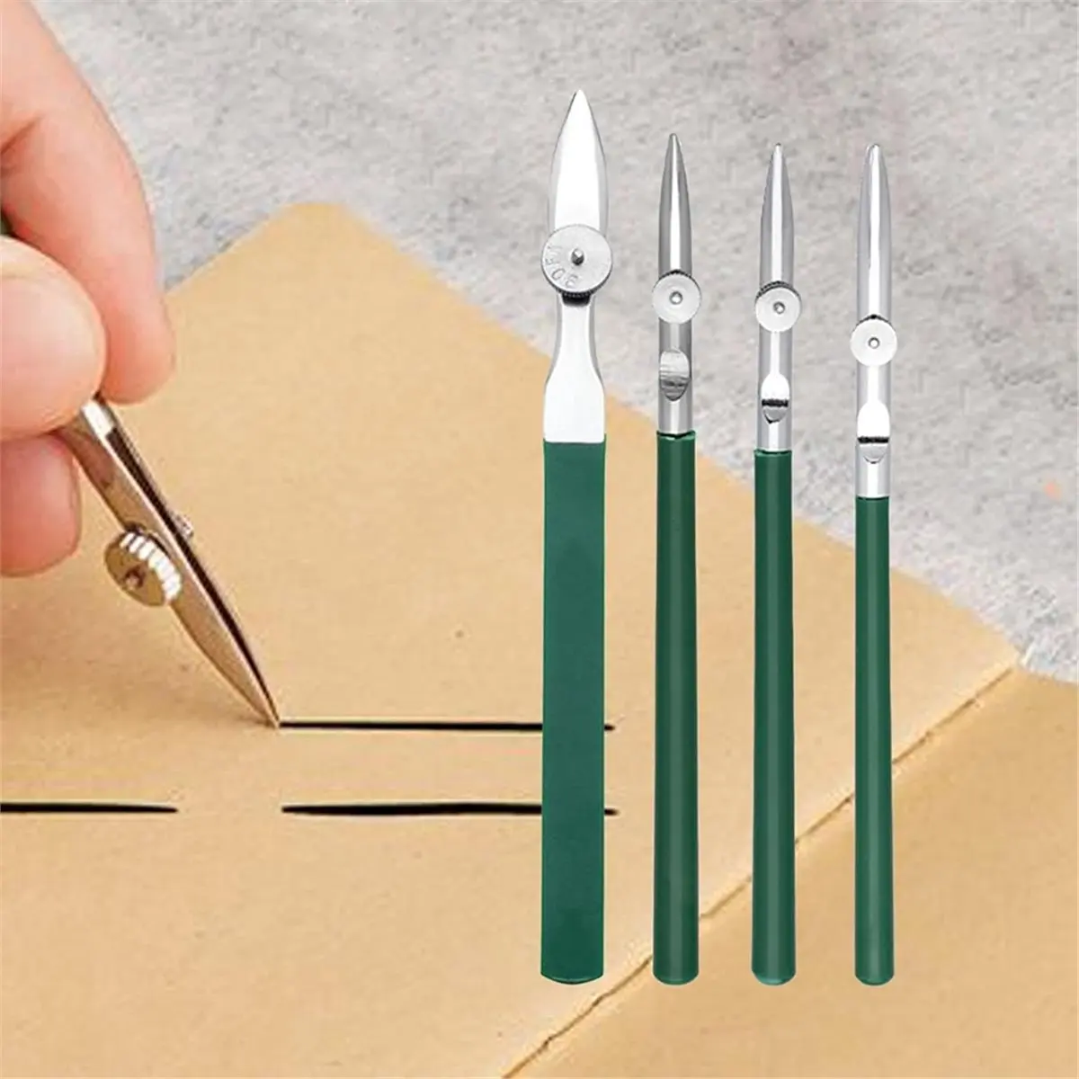4-Piece Ruling Pen Set for Artists, Adjustable Line Width for Ink Drawing & Drafting [2026 MOCC]
