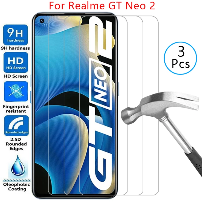 screen protector for realme gt neo2 protective tempered glass on gtneo2 realmegt neo 2 5g phone film glas realmi relme real me