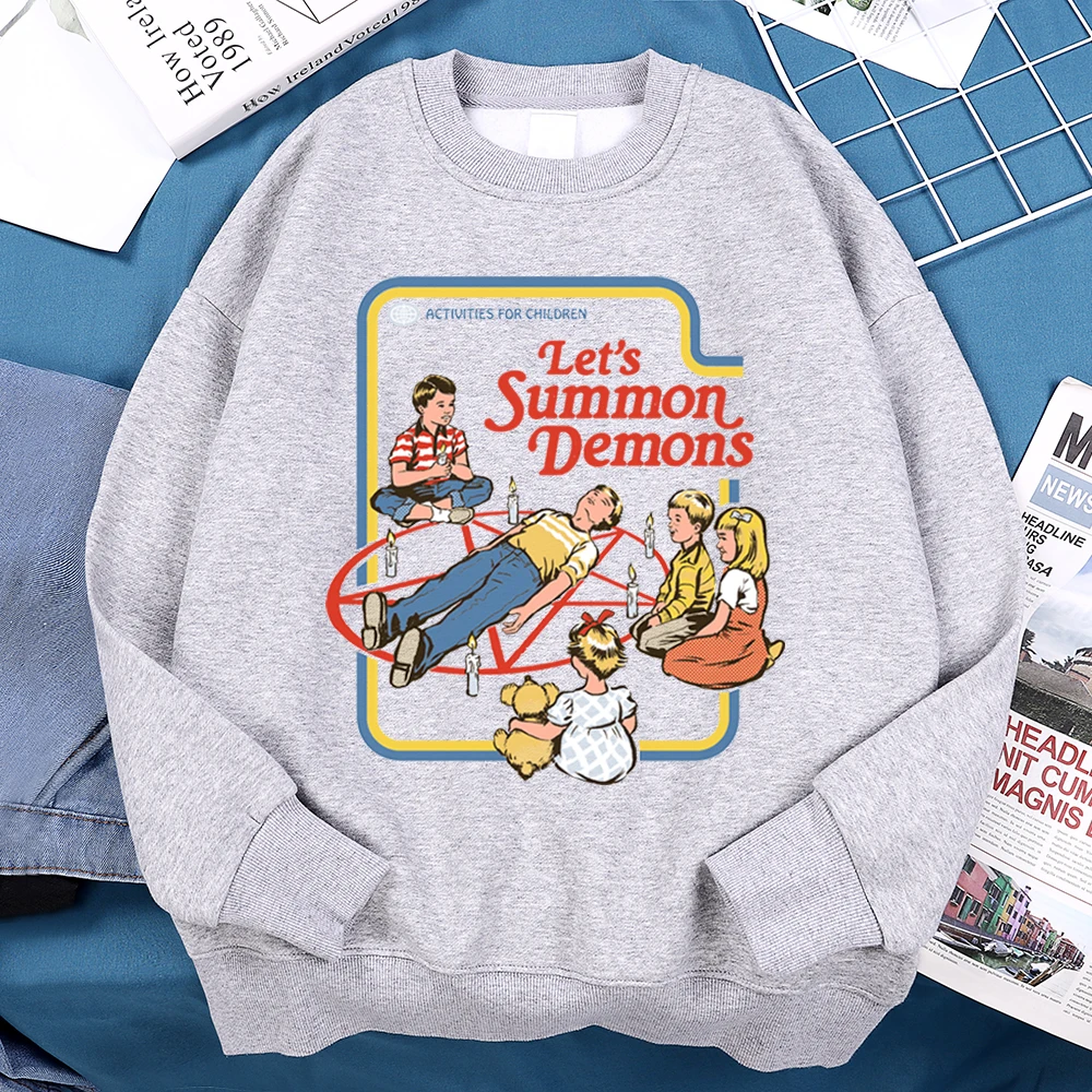 Let's Summon Dämonen Meister Hoodie Männer Frauen Sweatshirt lose warme Kleidung Persönlichkeit Herbst Hoody Paar Harajuku Sportswear