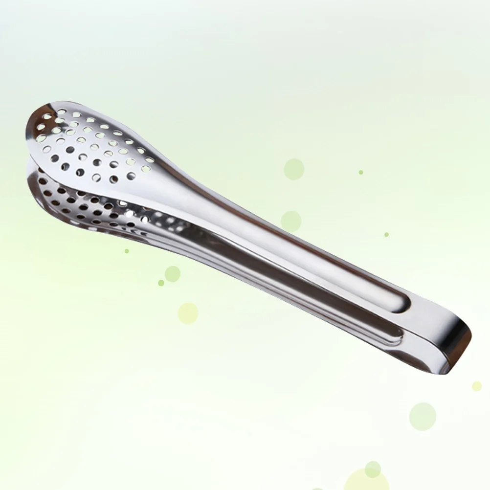 

Stainless Steel Bbq Tongs 12 Inches Heat Resistant Kitchen Clip Food Tongs for Cooking Dining Buffet Salad Grill Tool