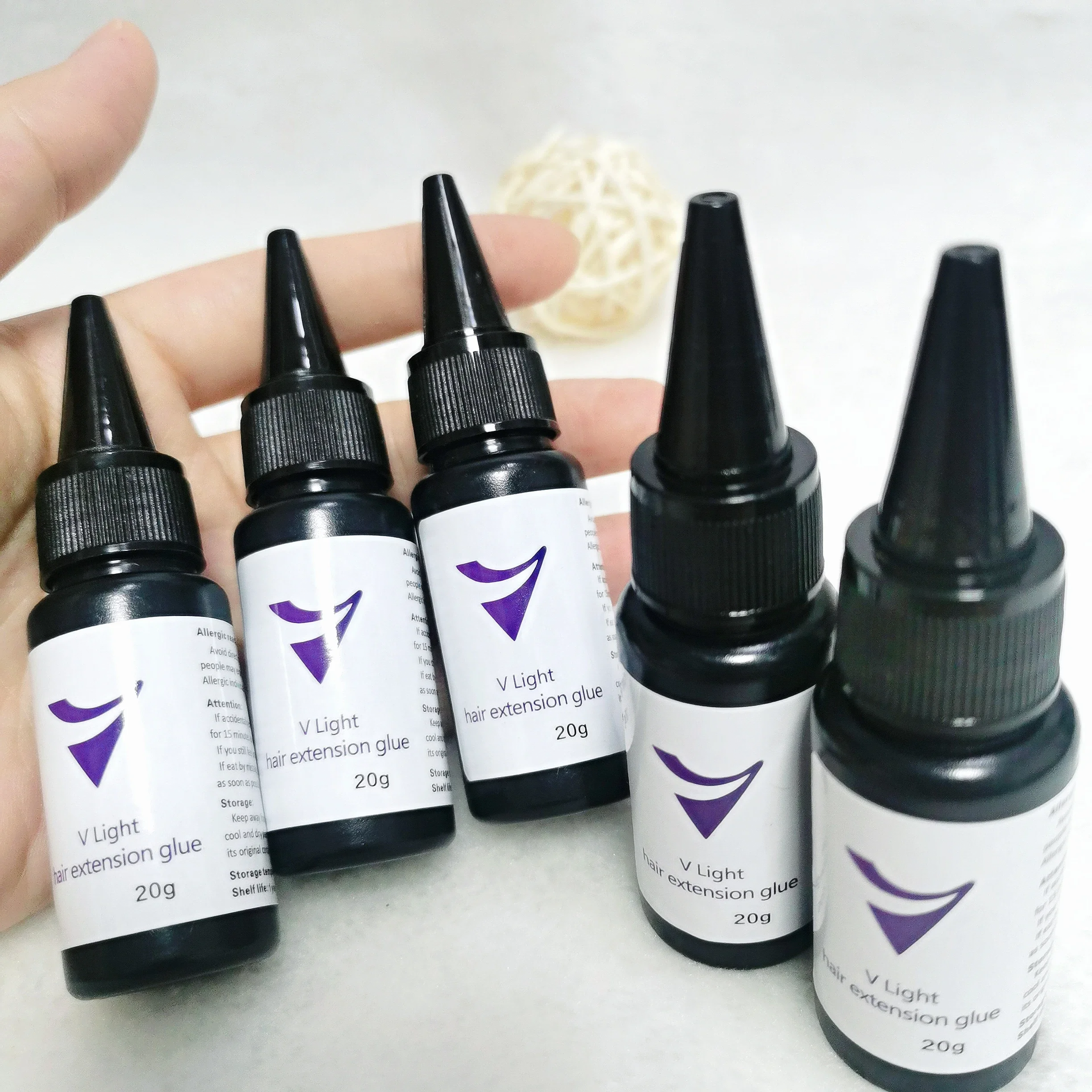 

Professional V-Light 20g Adhesive Tape Hair Extensions Wig Application Tool Hairdressing Equipment for Hair Extension