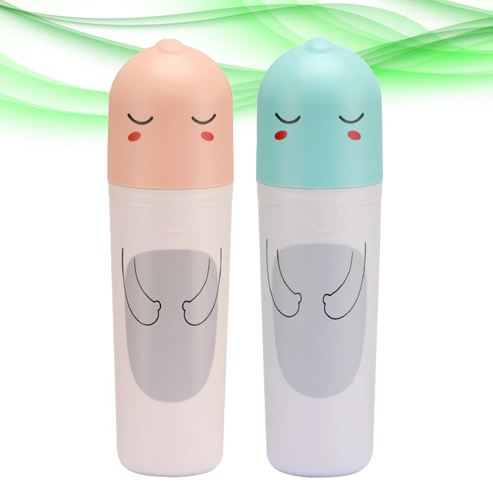 2pcs Boxes Portable Toothbrush Case for Travel Material Lightweight Easy Wash Protects Brush Hair Dust