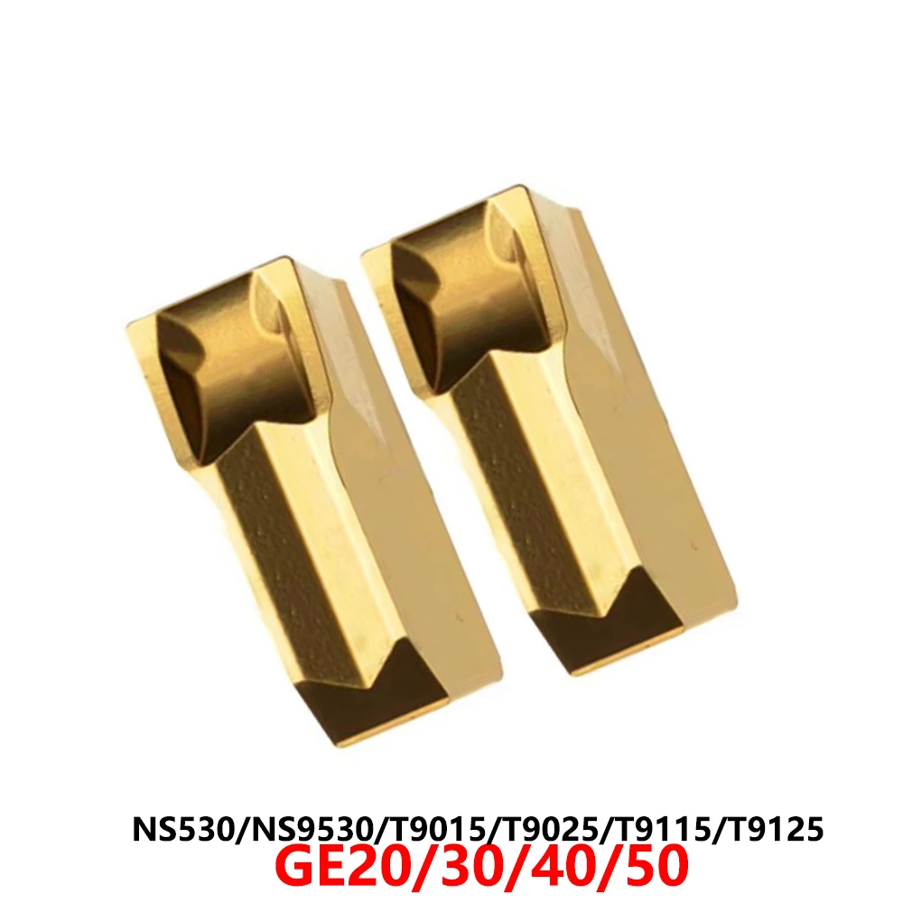 

Original GE20 GE30 GE40 GE50 GH730 T9125 Slotting Grooving Blade Carbide Inserts CNC Tools Cutter GE 20 30 40 50