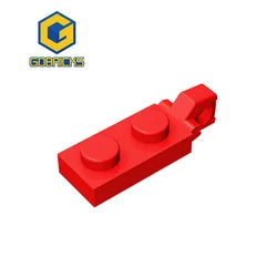 Gobricks 44301 10pcs Hinge Plate Part 1X2 Special Bricks Locking with 1 Finger Assembles Building Blocks Technical MOC Model Set