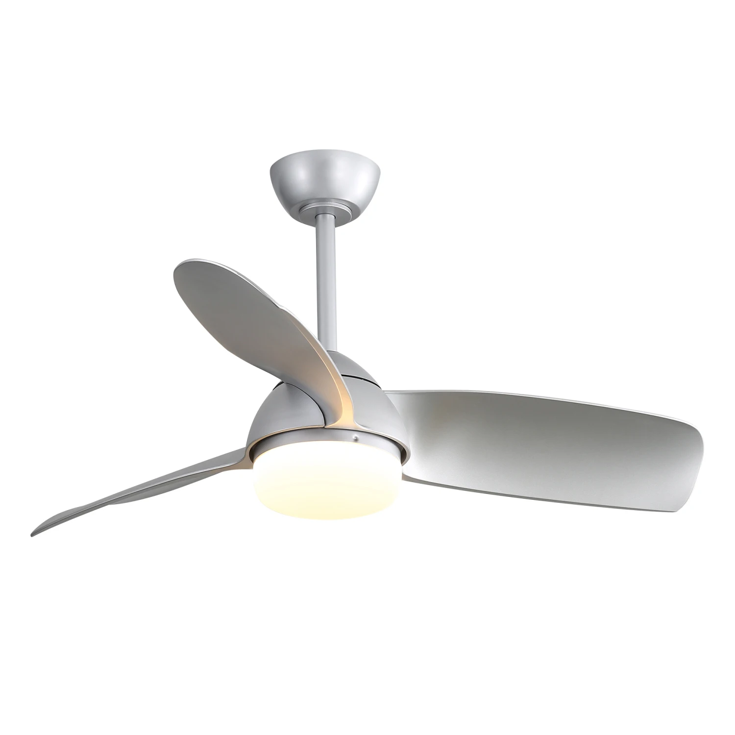 42" Modern ABS Ceiling Fan 6 Speed Remote Control Dimmable Reversible DC Motor Light